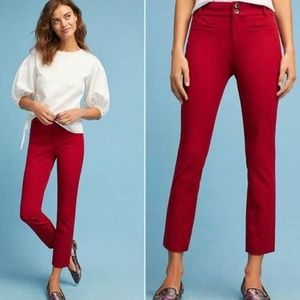Anthropologie The Essential Slim Trouser Size 2